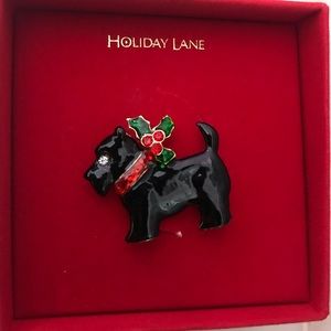 Macy’s Holiday Dog Brooch
